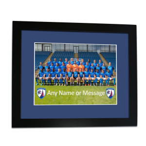 Personalised Framed Print Chesterfield FC Squad Photo 2022-23