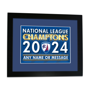 Personalised Framed Print Chesterfield FC National League Champions 2024