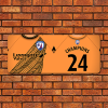 Aluminium Wall Art Chesterfield FC Personalised Away Shirt 2023/24 Name & Number Champions