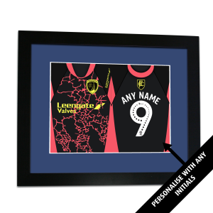 Personalised Framed Print Chesterfield FC Away Kit 2024/25