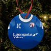Personalised Bauble Christmas Tree Decoration Chesterfield FC Home Kit 2025/26