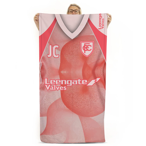 Personalised Beach Towel Chesterfield FC Away Shirt 2025/26