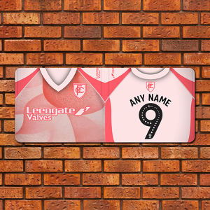Large Aluminium Wall Art Chesterfield FC Away Kit 2025/26