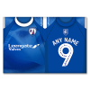 Aluminium Wall Art Chesterfield FC Home Kit 2025/26