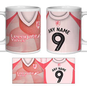 Personalised Chesterfield Away Shirt 2025/26 Name & Number Mug
