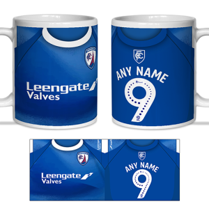 Personalised Chesterfield Home Shirt 2025/26 Name & Number Mug