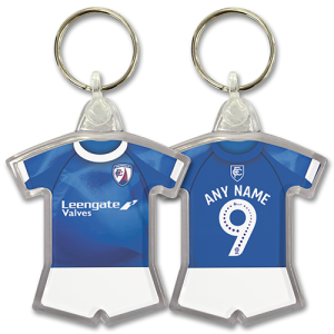 Personalised Shirt Keyring Chesterfield FC Home Shirt 2025/26