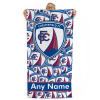 Personalised Crest Mash Beach Towel Chesterfield FC