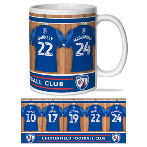 Chesterfield FC 2025-26 Personalised Changing Room Mug