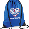 Personalised Gym Bag Chesterfield FC Crest Mash Heart