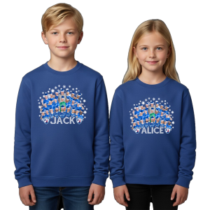 Chesterfield FC Personalised Christmas Jumper Kids