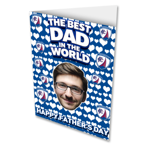 Best Dad In The World Personalised Greeting Card CFC Photo Upload Fathers Day