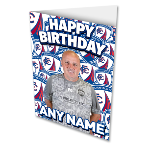 Chesterfield FC Personalised Greeting Card Happy Birthday Crest Mash Cook