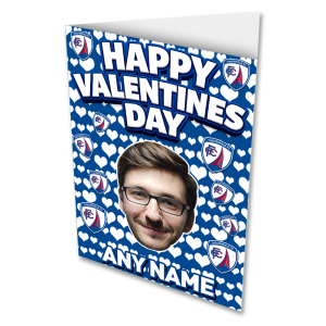 Happy Valentines Day Personalised Greeting Card Photo Upload Love Hearts