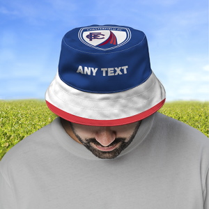 Alternative view of Chesterfield FC Personalised Bucket Hat Checkerboard