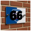 Chesterfield FC Personalised House Number Plaque Crest