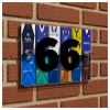 Chesterfield FC Personalised House Number Plaque Retro Shirts