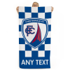 Personalised Chesterfield FC Chequered Beach Towel