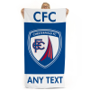 Personalised Chesterfield FC Crest Design 2 Beach Towel