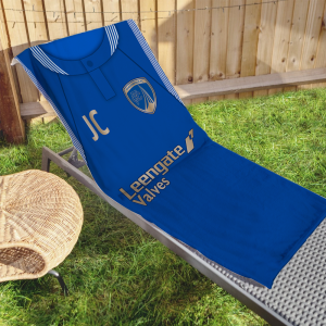 Alternative view of Personalised Beach Towel Chesterfield FC Home Shirt 2026/27