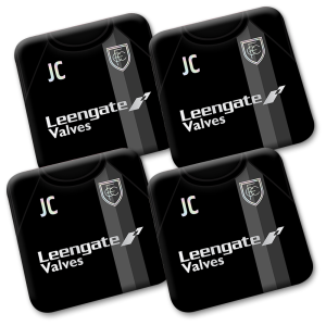 Personalised Chesterfield FC Coasters Away Kit 2026/27 Pack Of 4