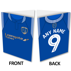 Personalised Greeting Card Chesterfield FC Home Shirt 2026/27 Name & Number