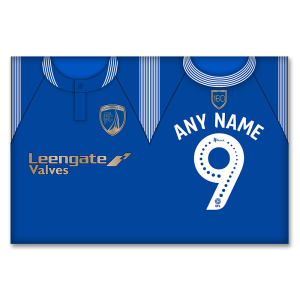 Aluminium Wall Art Chesterfield FC Home Kit 2026/27