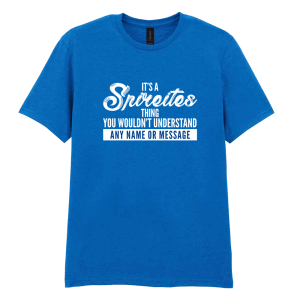 Personalised Kids Blue T-Shirt Text It's A Spireites Thing