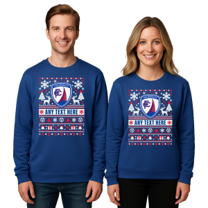 Chesterfield FC Personalised Christmas Jumper Adult Festive Sweater