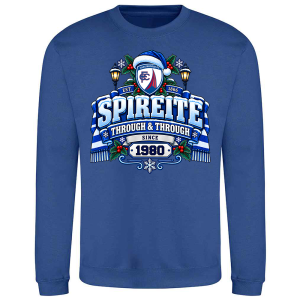 Alternative view of Chesterfield FC Personalised Christmas Jumper Adult Spireite Through & Through
