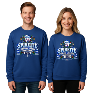 Chesterfield FC Personalised Christmas Jumper Adult Spireite Through & Through